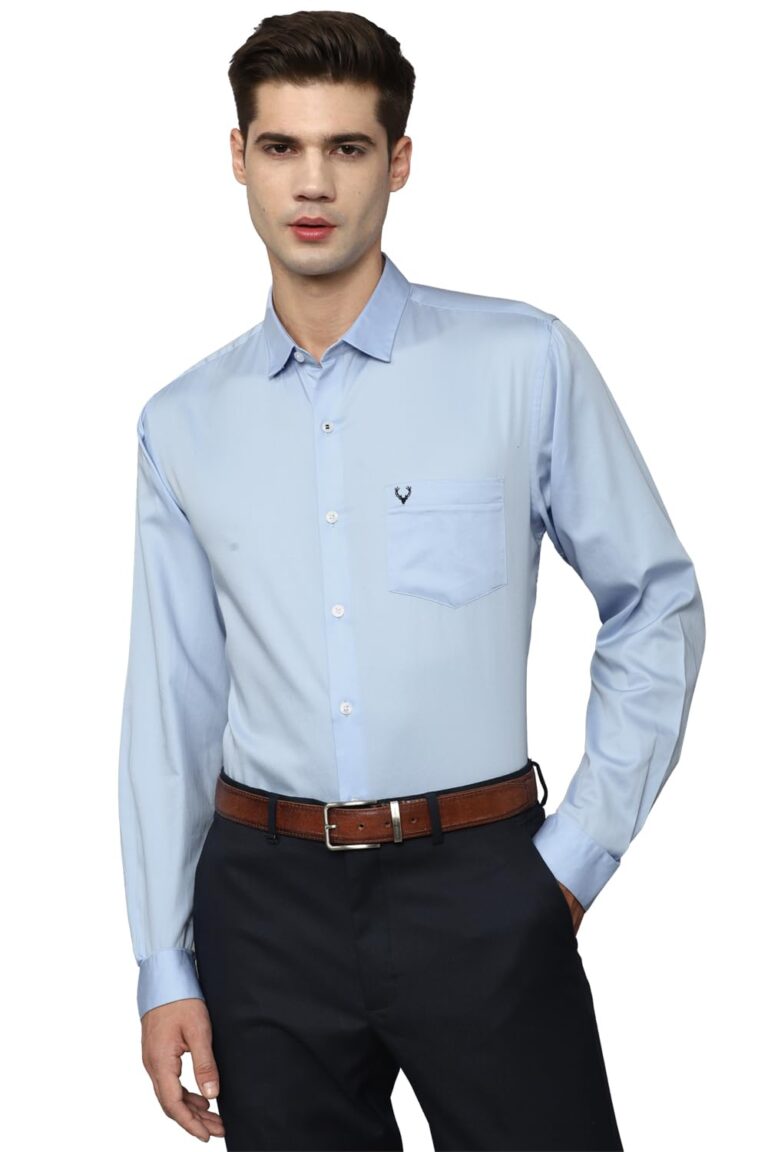 Allen Solly Men Cotton Solid Regular Fit Shirt