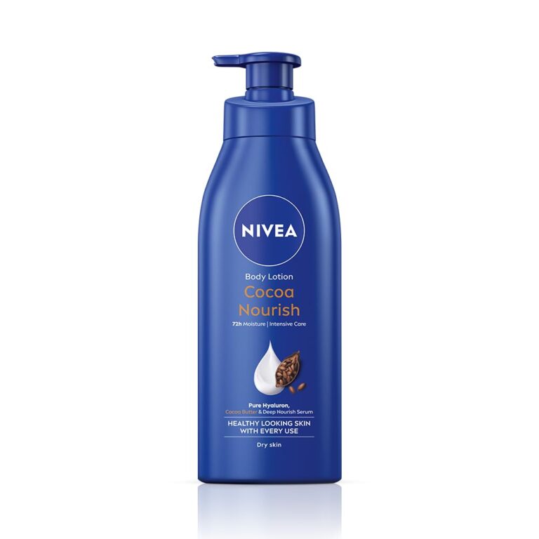 NIVEA Cocoa Nourish 400ml Body Lotion with Deep Moisture Serum| 48 H Moisturization | With Cocoa Butter & Coconut Oil | Non Greasy & Healthy Looking Skin |For Very Dry Skin