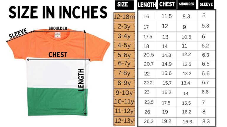 RIZART Indian Tri-Color Republic Day Tiranga Cotton Half Sleeve T-Shirt for Boys and Girls