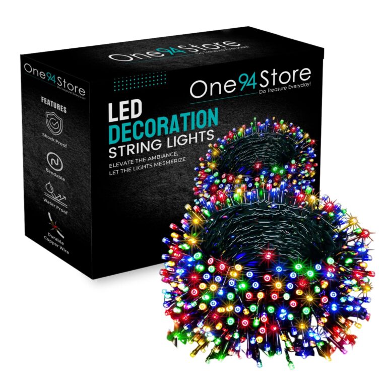 One94Store 36 Ft Multicolor LED Pixel String Light | 360° Decorative Copper Wire Fairy Lights for Diwali, Christmas, Wedding, Party & Home Decoration | Bright Serial LED Pack of 1