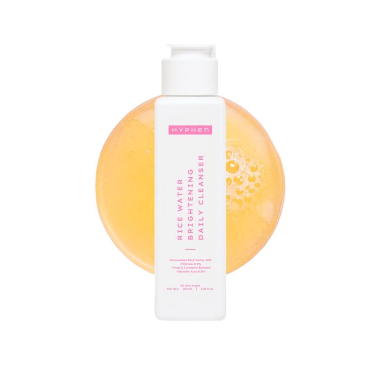 Hyphen 10% Rice Water Brightening Face Wash | Daily Face Cleanser for Women and Men | Brightens Skin | Removes Dirt & Impurities | Face Care, Gentle Facewash, Non-drying, Fragrance Free Formula | Skin Care Products | Suitable for All Skin Types – 100 ml