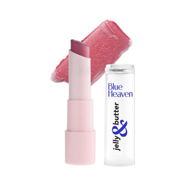 Blue Heaven Jelly & Butter Lip Balm infused with Jojoba Oil, Shea Butter + Vitamin E, smoothens Dry & Chapped Lips, Fades Pigmentation, Soften & Smoothes Plums Lips, Dusty Rose, 3g