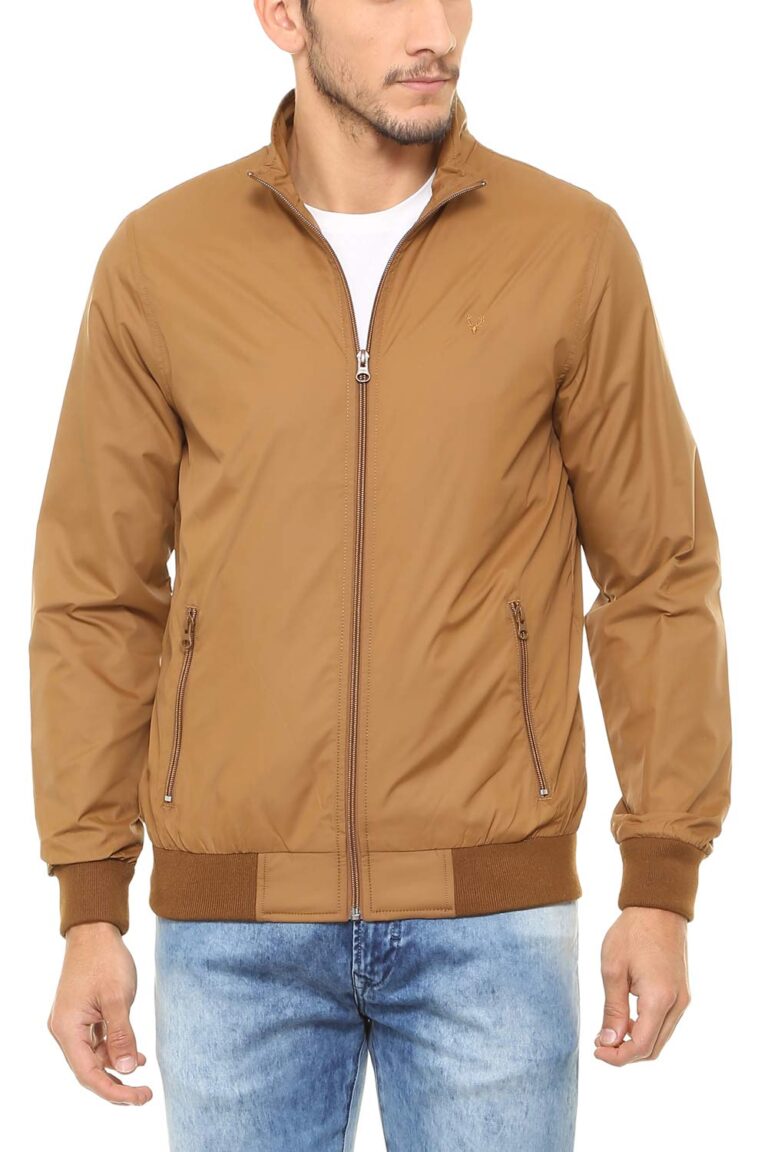 Allen Solly Men’s Polyester Standard Length Casual Jacket