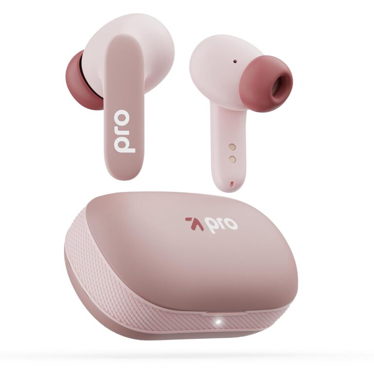 GOBOULT Z20 Pro Truly Wireless Bluetooth Ear Buds with 60 Hours Playtime, 4 Mics Clear Calling, 45ms Low Latency, Touch Controls, TWS Earbuds Bluetooth Wireless (Candy Cane)