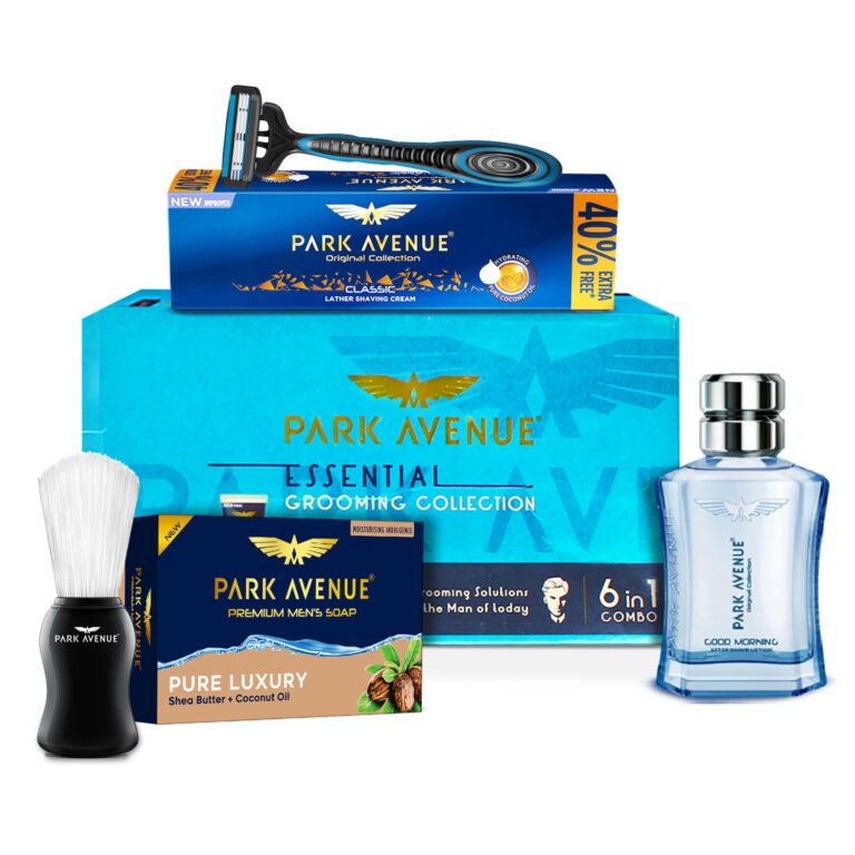 Park Avenue Essential Grooming Collection 7 in 1 Combo Grooming Kit for men