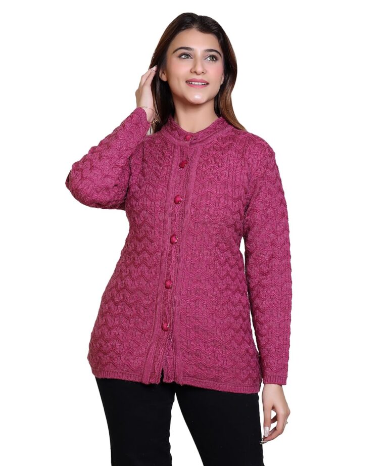 Grand Line Winter wear Acrylic Lady Cardigan/Sweater for Casual and Evening outings