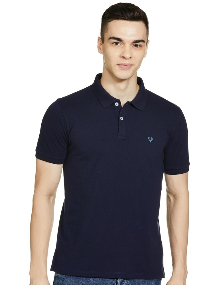 Allen Solly Men’s Cotton Regular Fit Polo T-Shirt