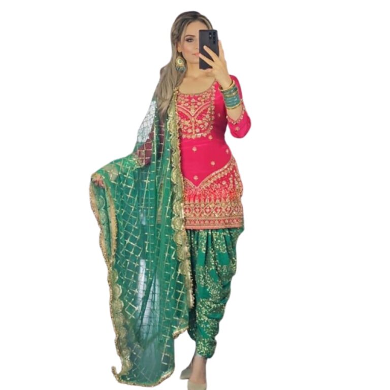 Women’s Georgette Ethnic Wear for Women Stitched Sharara Salwar Suit SF201-ver-3 Diwali Outfit Bridal Light Green Colour Indian Casual Wear Salwar Suit IN Eid