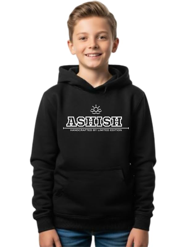 Limited Edition Store Customize Name Soft Premium Cotton Hoodies for Kids