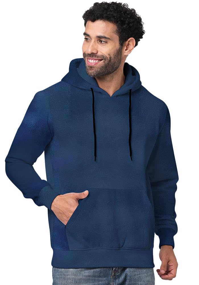 Wear Your Opinion Men’s Kangaroo Pocket Hoodie Sweatshirt for Winter Wear