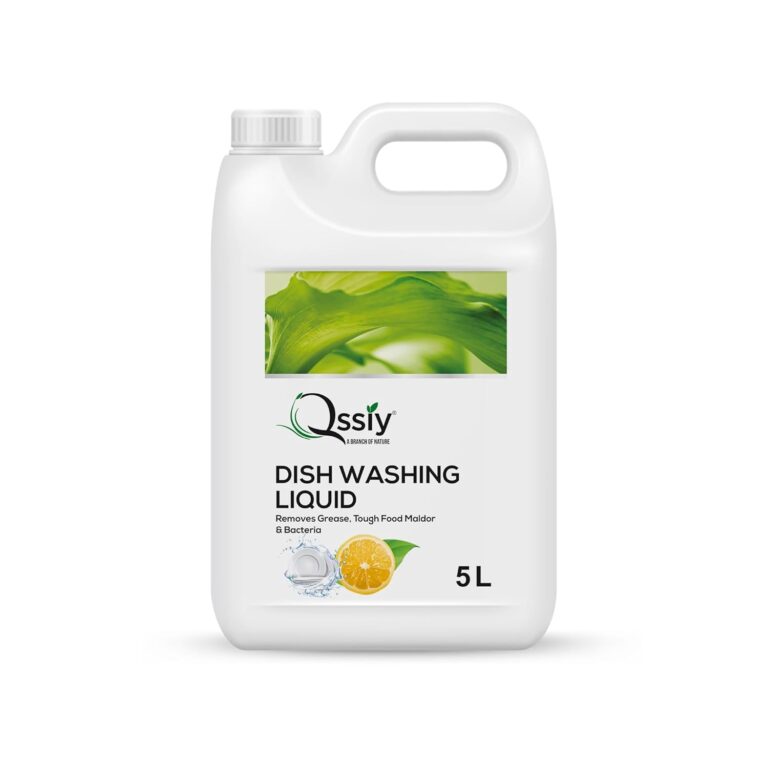 Qssiy Dishwash Liquid Gel 5L – Green Apple Scent, Non-Toxic Utensil Cleaner for Non-Stick, Ceramic – Great Indian Festival 2025 Diwali Kitchen Prep