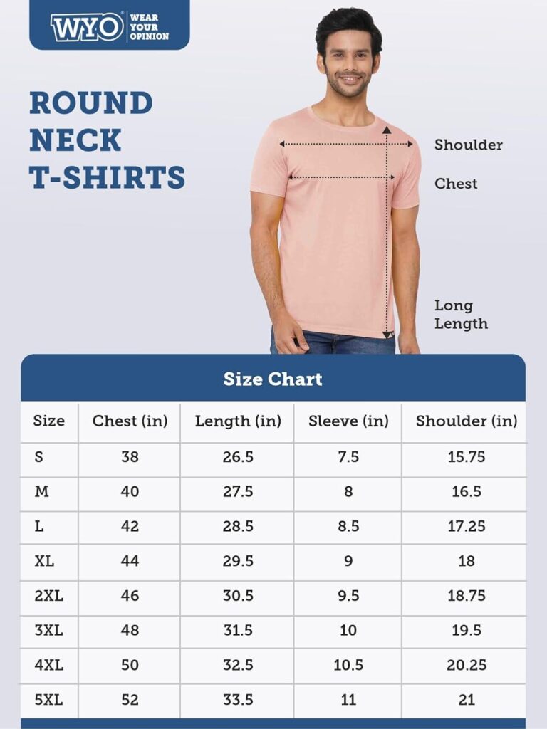 Wear Your Opinion Men’s Cotton Half Sleeve Graphic Printed T-Shirt(Design: India Tricolor)