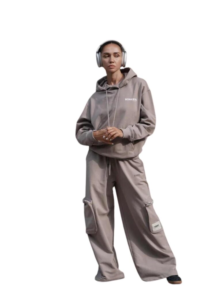 BONKERS CORNER Beige Limited Edition Hooded Sweatshirt