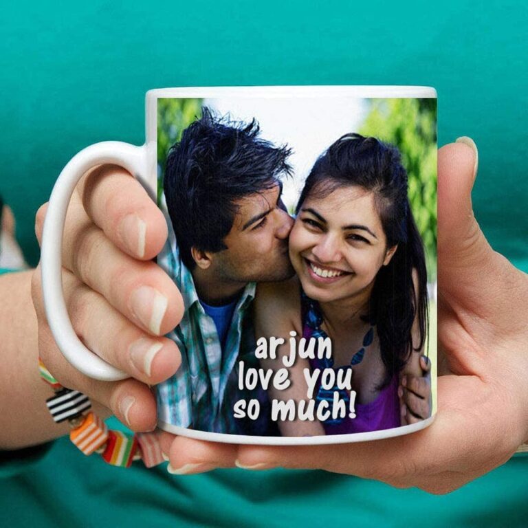 exciting Lives – Personalized Photo Magic Mug – Gift for Diwali, Christmas Day, Gift for Birthday, Anniversary, Girlfriend, Boyfriend, Husband, Wife, Friends, Kids – 330 ml