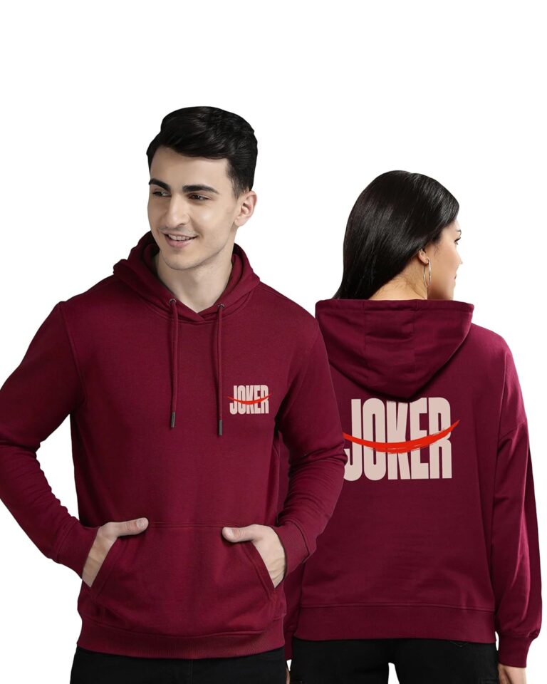 Twinny Zone Couple Hoodies Cotton | Hooded Sweatshirt for Men Women (Set of 2 | Regular Fit | HoodiesDTF)