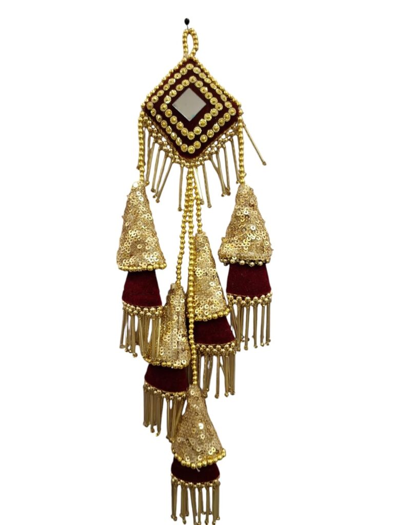 Kshama Trends Maroon Medium Diwali Tassel for Lehenga, Blouse, Skirts and Kurtas