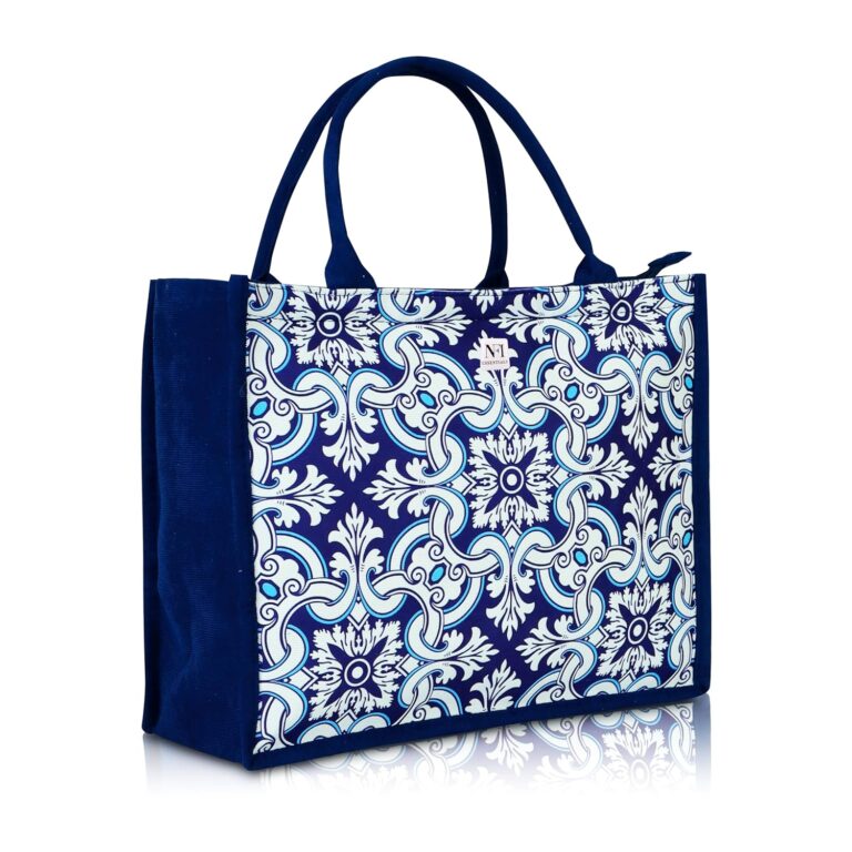 NFI essentials Eco-Friendly Graphic Printed Tote Bag for Women Aesthetic Handbag for Girls Ladies Purse for Multipurpose Shopping Canvas Bags Durable & Washable