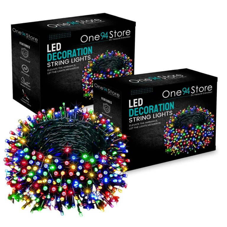 One94Store (Pack of 2 36 Ft Multicolor LED Pixel String Lights | 360° Copper Wire Decorative Serial Fairy Lights for Diwali, Christmas, Wedding, Party, Indoor & Outdoor Home Decoration