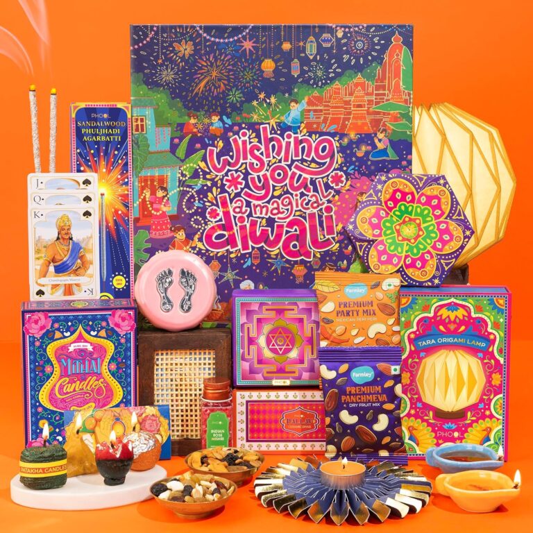 Phool Diwali Dazzle Gift Box 2025 | 13 Premium Festive Items | Luxury Diwali Hamper for Family, Friends & Corporate Gifting